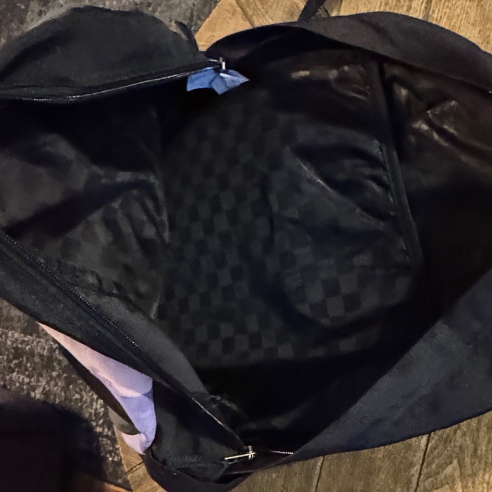 Vans Black And Purple Patchwork Backpack - image 4